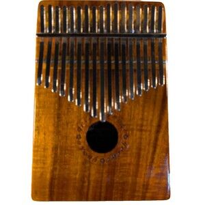 GECKO Kalimba K17K 17 Key Thumb Piano with instructions and music pamphlets